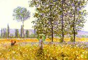 Fields in Spring Claude Monet